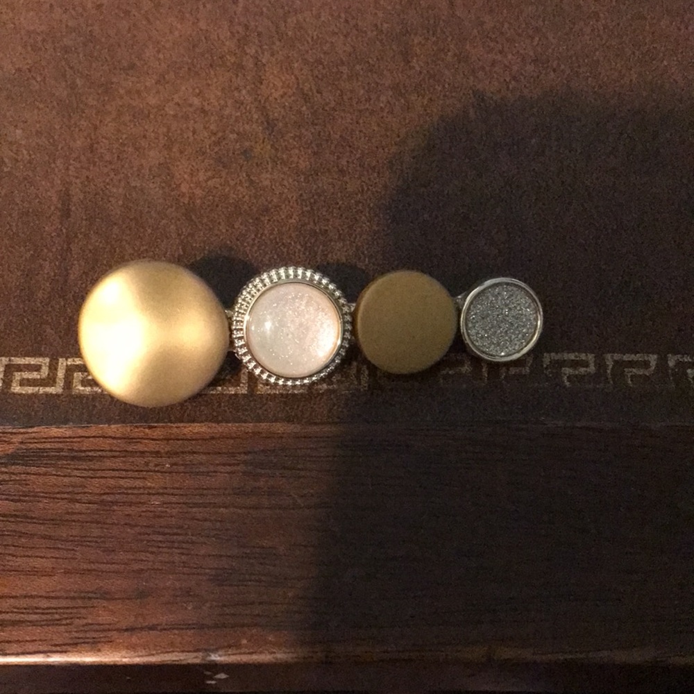 Gold claw barrette